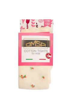 OMSA kids Collant 12Р43-2 с рисунком (розочки) - rosa chiaro  фото 17