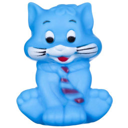 Резиновая игрушка для ванны «Котик», с пищалкой, 1 шт., МИКС