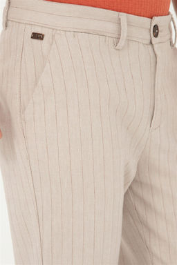 U. S. Polo Assn / Мужские бежевые брюки из плотной ткани - U.s. polo assn фото 5