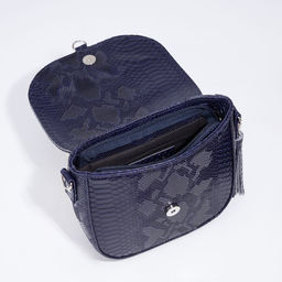 Сумка женская TEXTURA, мессенджер, маленький размер, цвет синий  фото 7