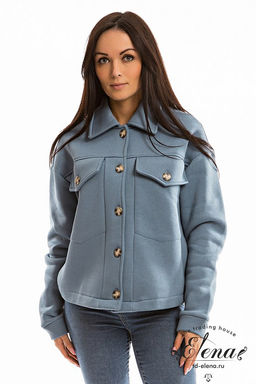 Толстовка М322231а Серо-голубой