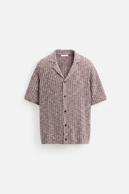 CONTRAST KNIT SHIRT - Zara фото 7