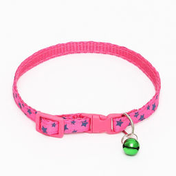 Ошейник Звезды, 33 х 1 см, розовый - Пижон фото 2