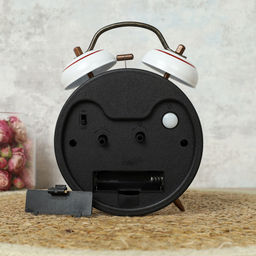 Будильник 10,5 см / 6040 /уп 60/ белый - Галеонтрейд фото 4