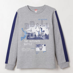 CSJB 62658-11 (264) Джемпер для мальчика, светло-серый меланж