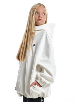 Худи оверсайз с капюшоном на молнии утепленное с карманом UD 8038 - Mini maxi фото 15