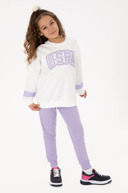 K_z _ocuk Lila E_ofman Tak_m_ Sepette S_rpriz _ndirim - U.s. polo assn фото 9