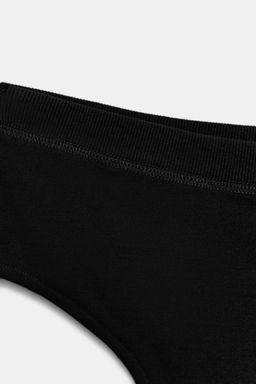 CAMISETA CUELLO BARCO / Negro - Zara фото 9