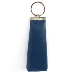 Футляр для ключей Croco-кл-503 (на молнии) натуральная кожа синий бергамо (47) 265501 фото 2