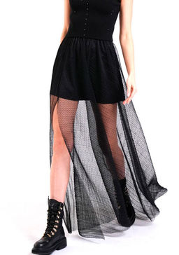 V8-018 юбка женская черный - Mozart фото 4