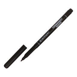 Цена за 12 шт. Маркер перманентный 2.0 мм Centropen 2536, линия 1 мм, цвет чёрный, светостойкий