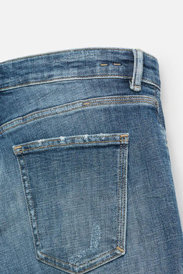 RIPPED SKINNY FIT JEANS - Zara фото 9
