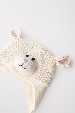 100% WOOL SHEEP HAT LIMITED EDITION - Zara фото 4