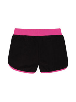 Шорты детские черные цветы