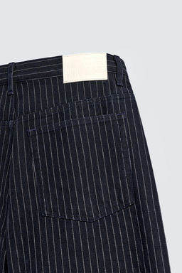 CHAMPION ® X ZARA STRIPED BAGGY FIT JEANS  фото 9