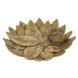 Блюдо декоративное "Ёжики на листьях", L23,5 W24 H6 см