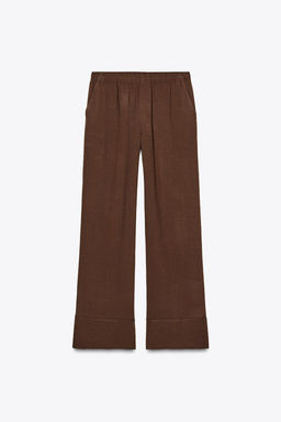 PYJAMA-STYLE TROUSERS - Zara фото 6