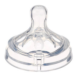 Соска на бутылочку M&B «Natural», антиколиковая, широкое горло Ø50 мм., от 6 мес., быстрый поток