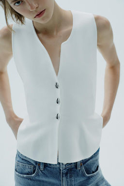 PEPLUM KNIT TOP - Zara фото 14