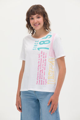 Женская белая футболка