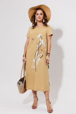 Платье Galean Style 963 песочный