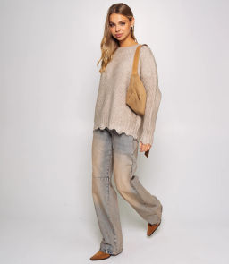 Джемпер #КТ6138 (1), бежевый