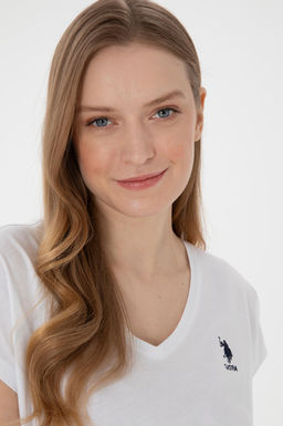 Kad_n Beyaz Basic Ti__rt Sepette S_rpriz _ndirim - U.s. polo assn фото 3