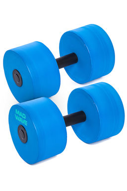 Аквафитнес Dumbbells basic round, pair, Dumbbells round bar float, 1 pcs, Star, Aquacombat