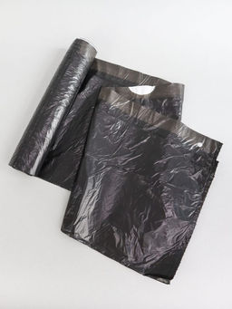 Avikomp пакеты для мусора, 60л*10шт, Стандарт, с Завязками в Рулоне (черные) 14мкм