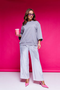 Джемпер AURA 2126-176 серый  фото 6