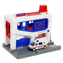 Парковка Скорая, подъёмный механизм, 1 машинка в комплекте, МИКС - Simaland фото 6