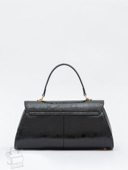 Сумка женская кожаная 1043L black Polina&Eiterou