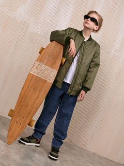 Бомбер демисезонный для мальчика Френд красный - Yollochka фото 21