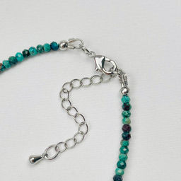 Браслет из Хризоколлы и Бирюзы 18 см +