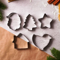 Формы для выпечки Новогодние сладости, 10 шт.