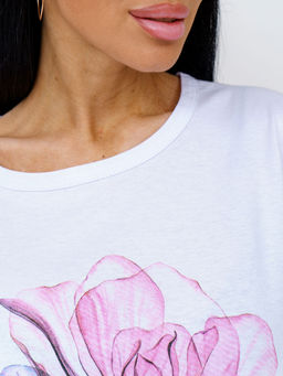 Футболка женская, цвет белый