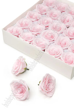 Мыльные цветы "Роза" 6,5*6 см (25 шт) SF-7800, светло-розовый №1