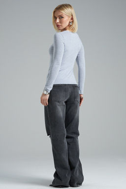 Лонгслив облегающий повседневный skims