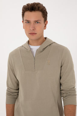 Erkek A__k Haki Sweatshirt - U.s. polo assn фото 2