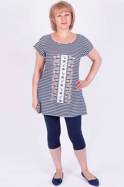 Арт. 273 Костюм с бриджами 50-60 (6 шт) Цвет:ассорти