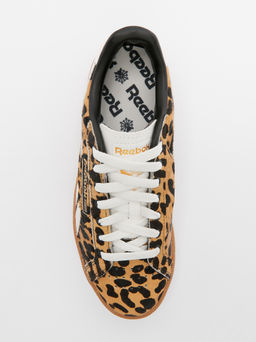 Женские кеды REEBOK CLUB C GROUNDS UK Артикул 4493683, леопардовый принт