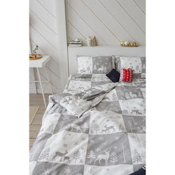 Постельное белье LoveLife 1,5сп New year forest 143*215см,150*225см,50*70см-2шт фото 9