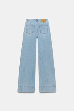 JEANS Z1975 WIDE LEG TIRO ALTO BOLSILLOS / Azul claro - Zara фото 10