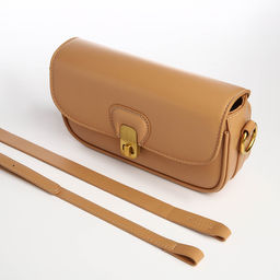 Сумка женская TEXTURA, маленький размер, цвет св. коричневый  фото 8