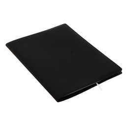 Дневник школьный для 1-11 классов Black, мягкая обложка, искусственная кожа, термо тиснение, ляссе, 80 г/м²