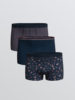 Standart Kal?p Pamuklu Esnek Erkek Boxer 3l?