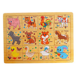 Пазл Домашние животные, 24 элемента - Лесная мастерская фото 2