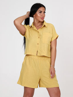 ЖК-Мишель ЖЕНСКИЙ КОСТЮМ (Желтый) - А-дина фото 4