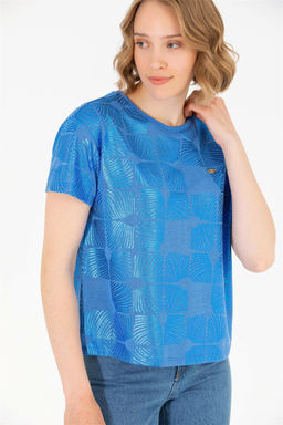 Женская футболка Saks с круглым вырезом Неожиданная скидка в корзине - U.s. polo assn фото 4