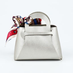 Цена за 2 шт. Сумочка подарочная «Серебро», 12 х 13 х 5.5 см